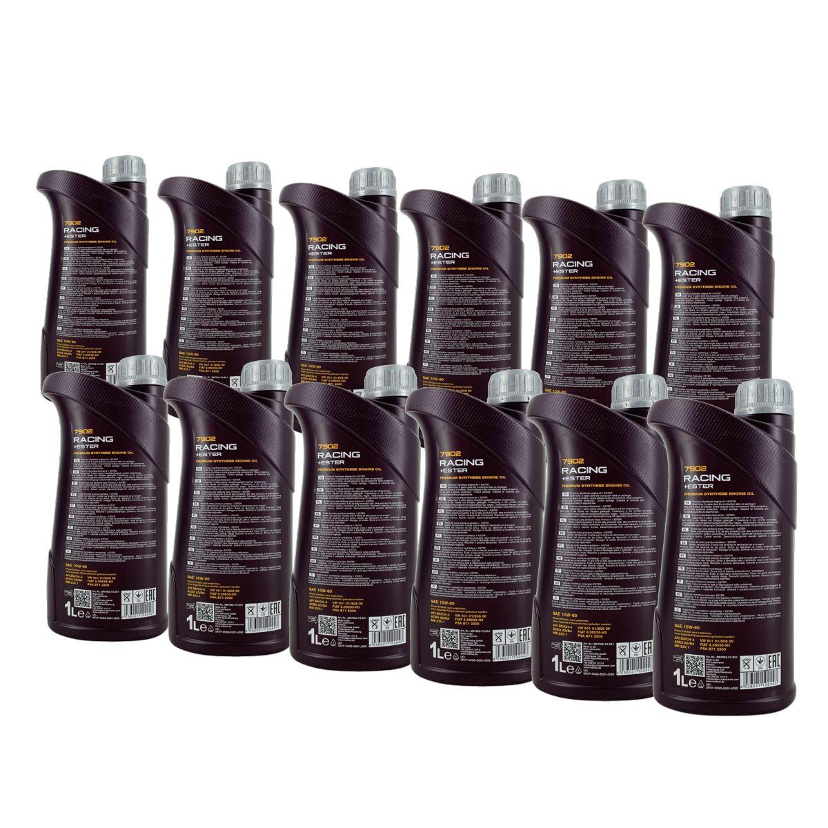 Mannol Racing + Ester 10W-60 12x1 Liter
