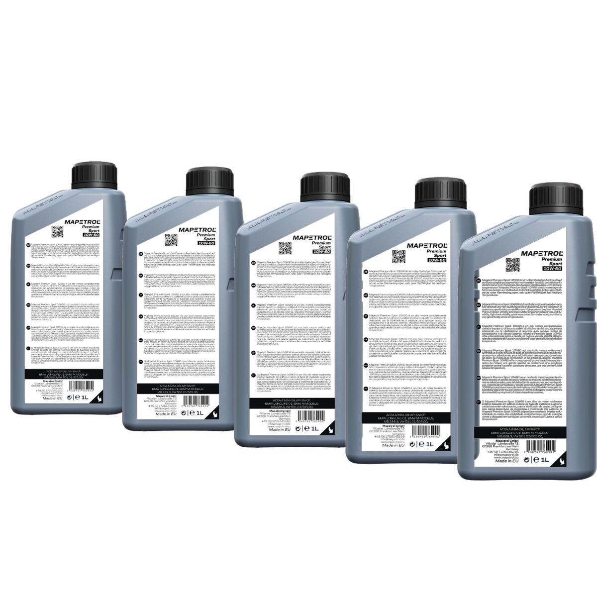 Mapetrol Premium Sport 10W-60 5x1 Liter