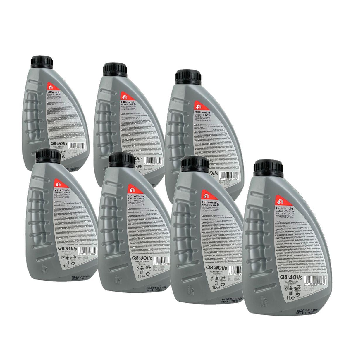 Q8 Formula Exclusive V 0W-30 7x1 Liter
