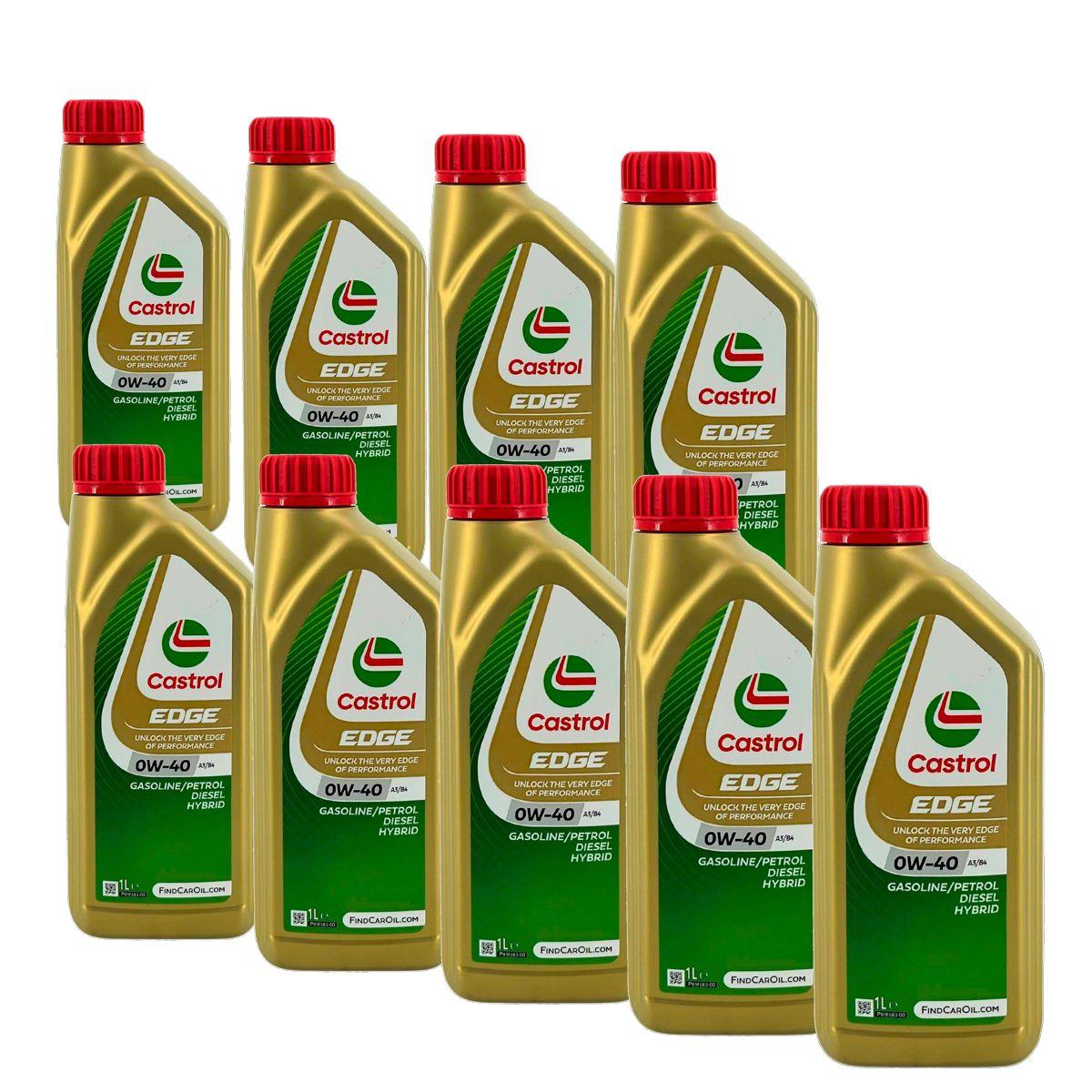 Castrol Edge 0W-40 A3/B4 9x1 Liter