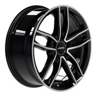 AUTEC TYP MC - MERCADOR schwarz poliert 6.5Jx16 5x112 ET44