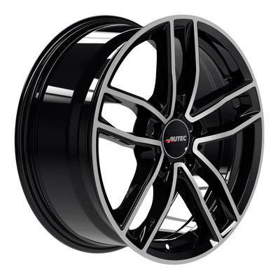 AUTEC TYP MC - MERCADOR schwarz poliert 6.5Jx16 5x112 ET38