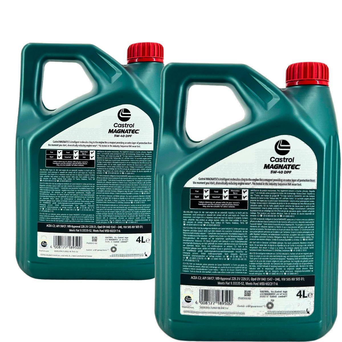 Castrol Magnatec 5W-40 DPF 2x4 Liter