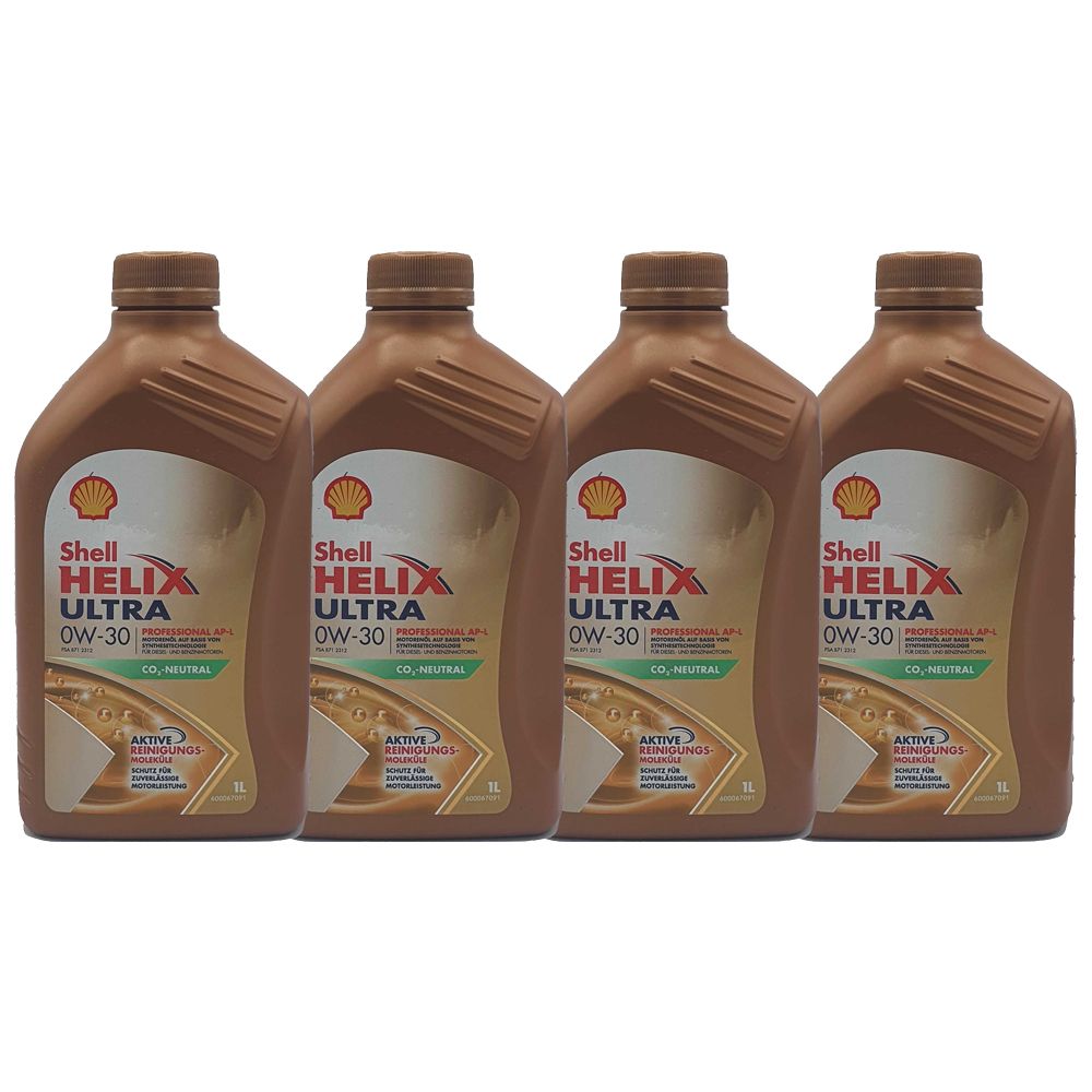 Shell Helix Ultra Professional AP-L 0W-30 4x1 Liter