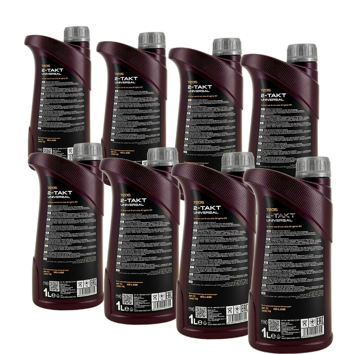 Mannol 2-Takt Universal 8x1 Liter