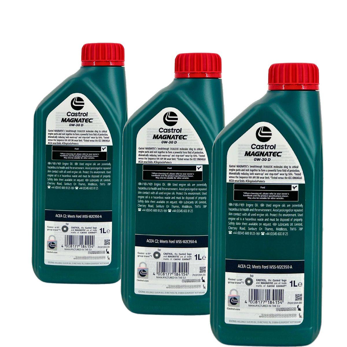 Castrol Magnatec 0W-30 3x1 Liter