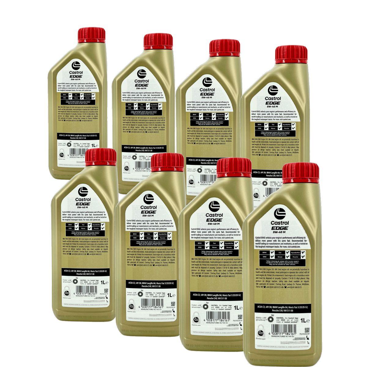 Castrol Edge 5W-40 M 8x1 Liter