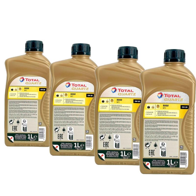 Total Quartz 9000 NFC 5W-30 4x1 Liter