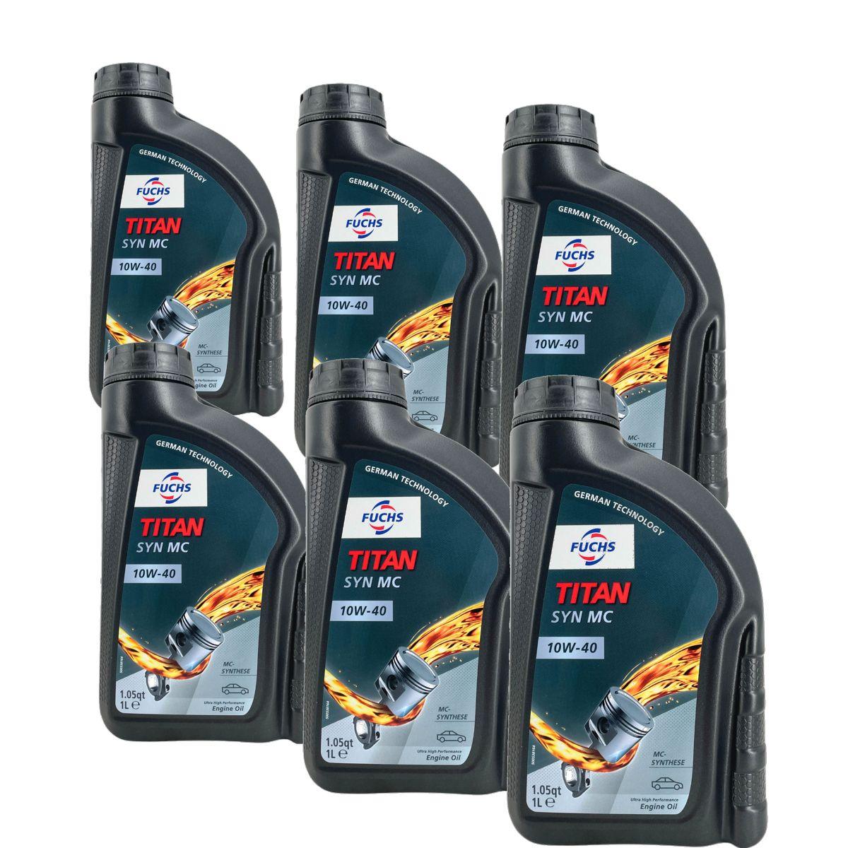 Fuchs Titan Syn MC 10W-40 6x1 Liter