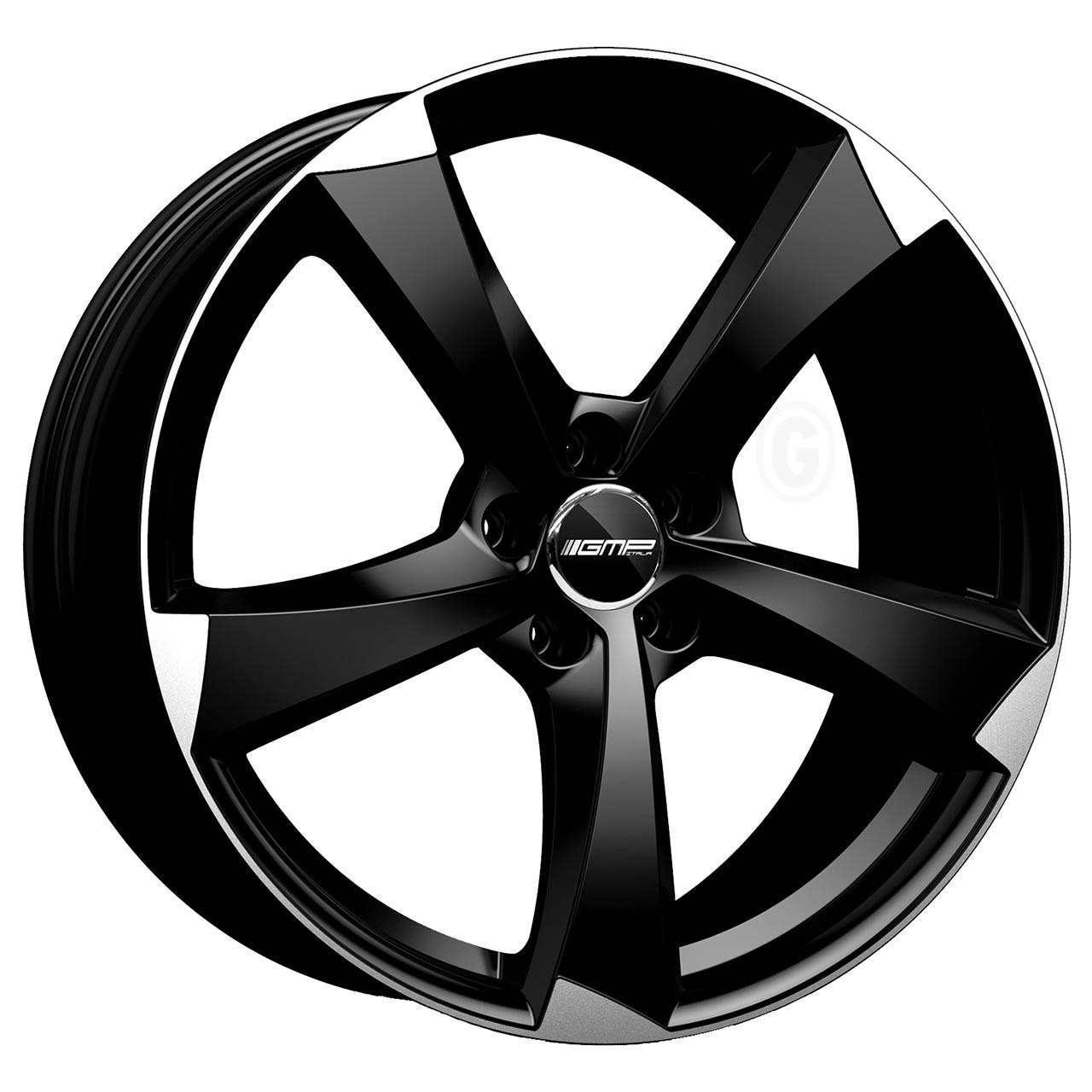 GMP Ican Black satin diamond 7.5x17 5x112 ET45