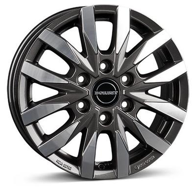 BORBET DESIGN CW6 mistral anthracite glossy polished 6.5Jx17 6x130 ET62