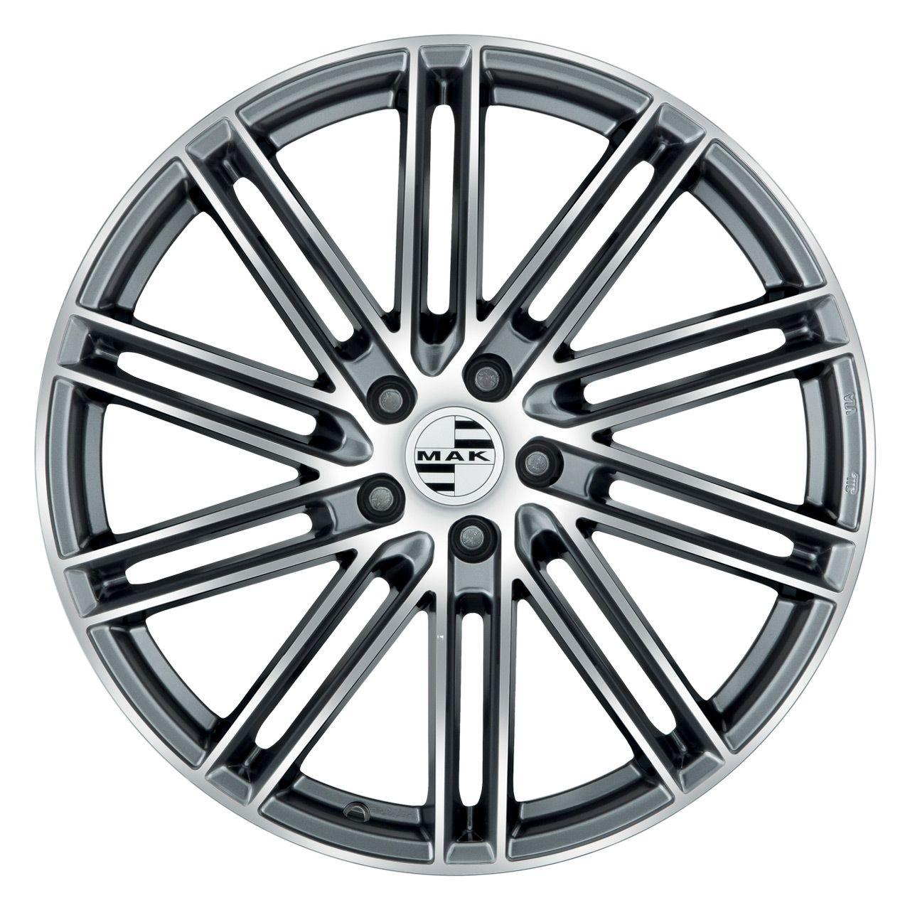 MAK LEIPZIG gun metallic mirror 9.5Jx20 5x130 ET65