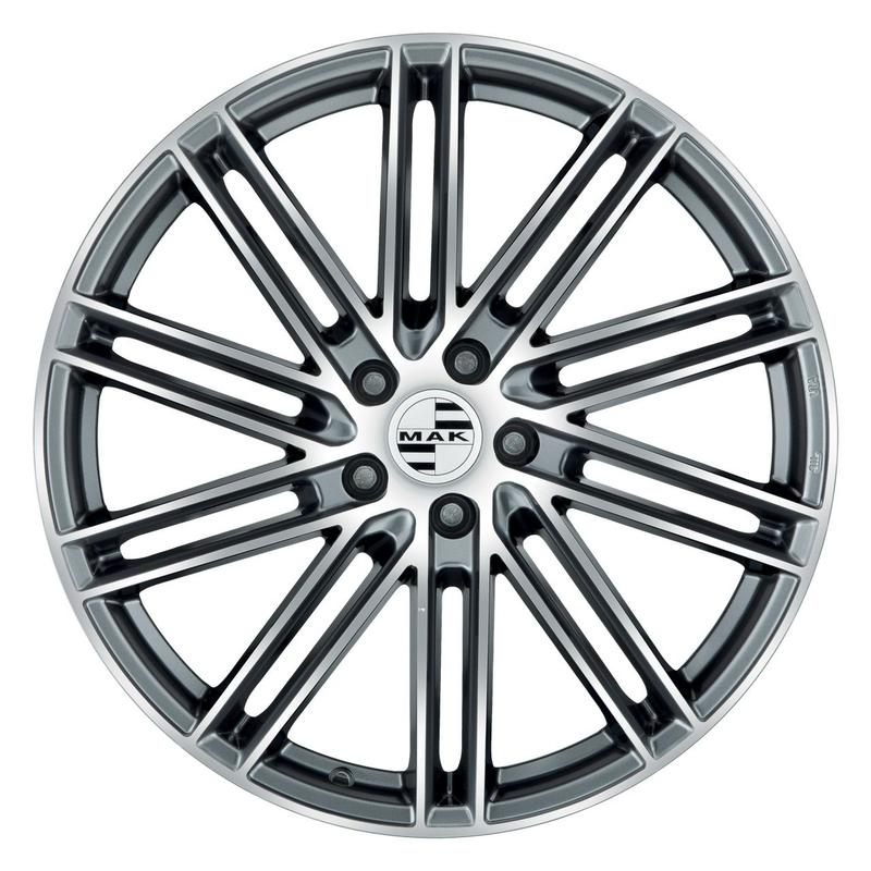 MAK LEIPZIG gun metallic mirror 9.5Jx21 5x130 ET68