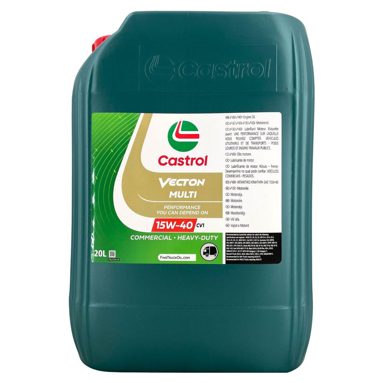 Castrol Vecton Multi 15W-40 CV1 20 Liter