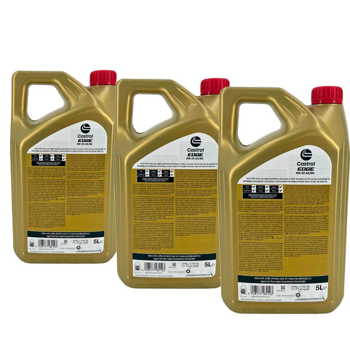 Castrol Edge 5W-30 A5/B5 3x5 Liter