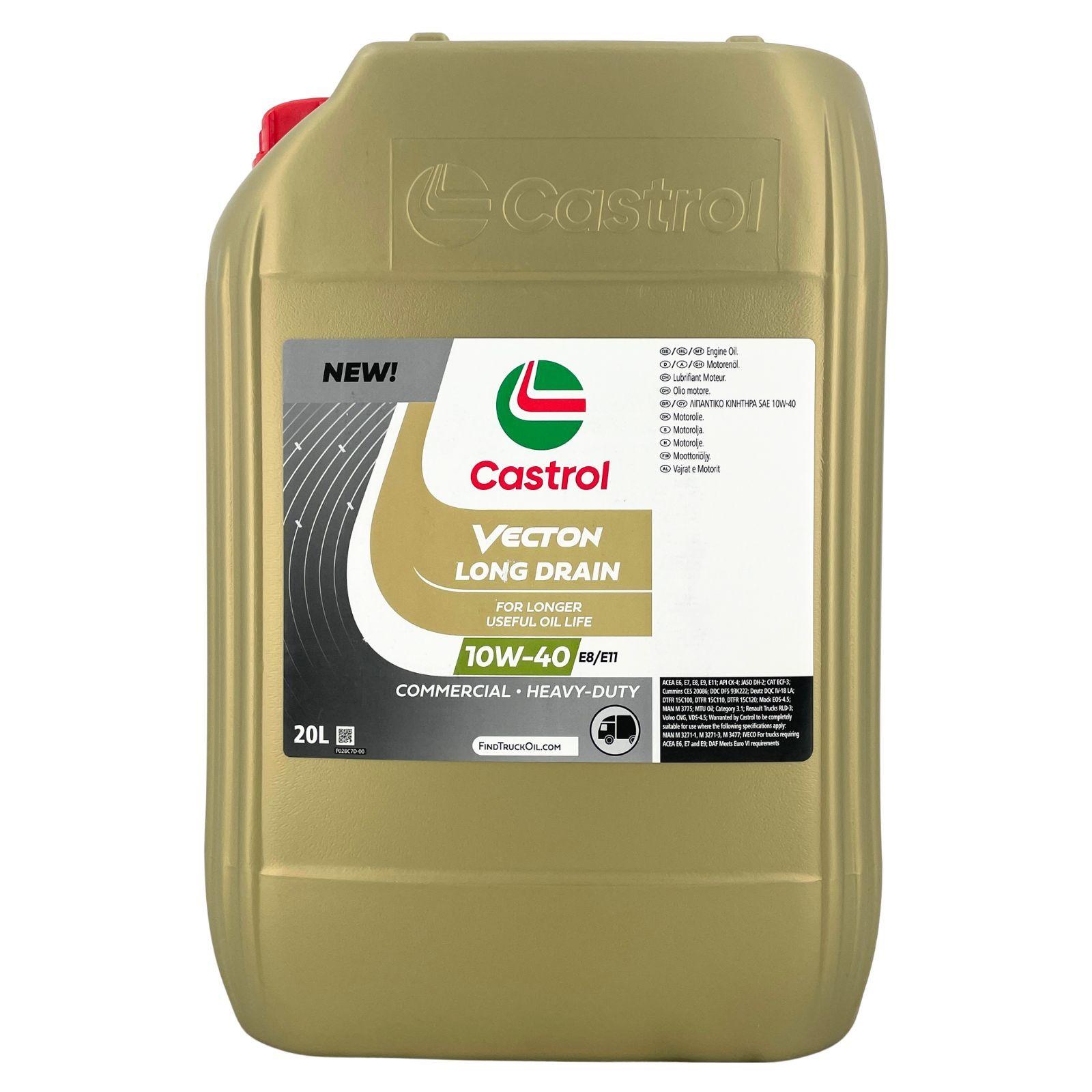 Castrol Vecton Long Drain 10W-40 E8/E11 20 Liter
