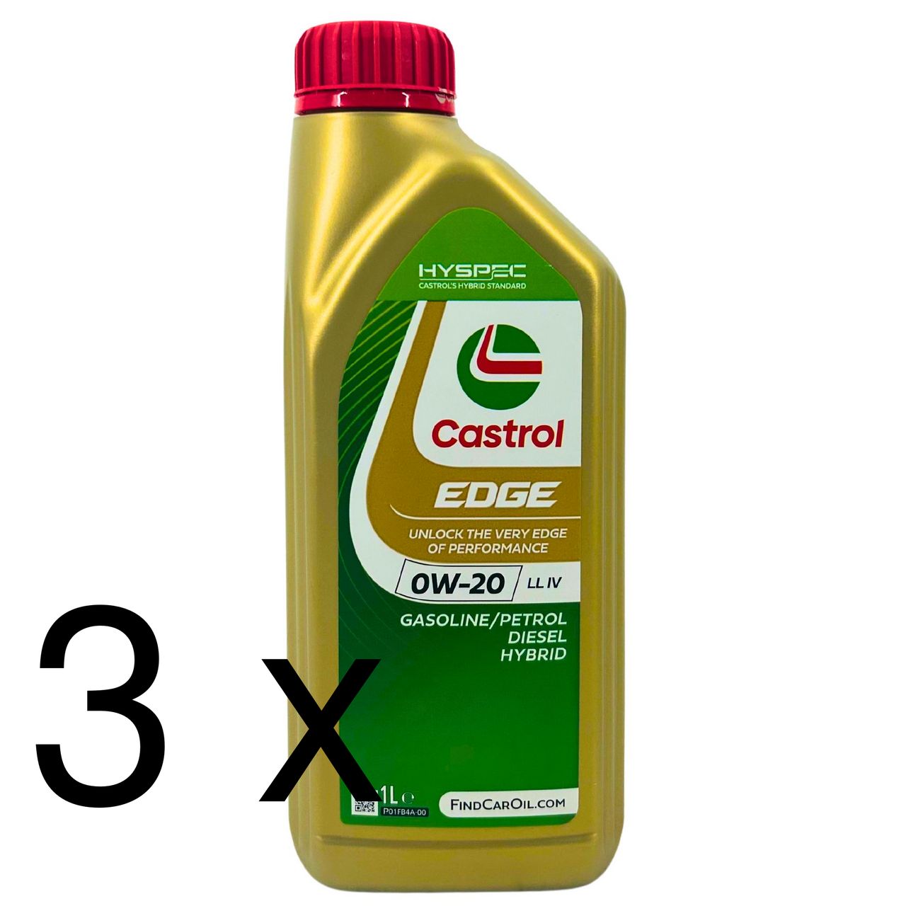 Castrol Edge 0W-20 LL IV 3x1 Liter