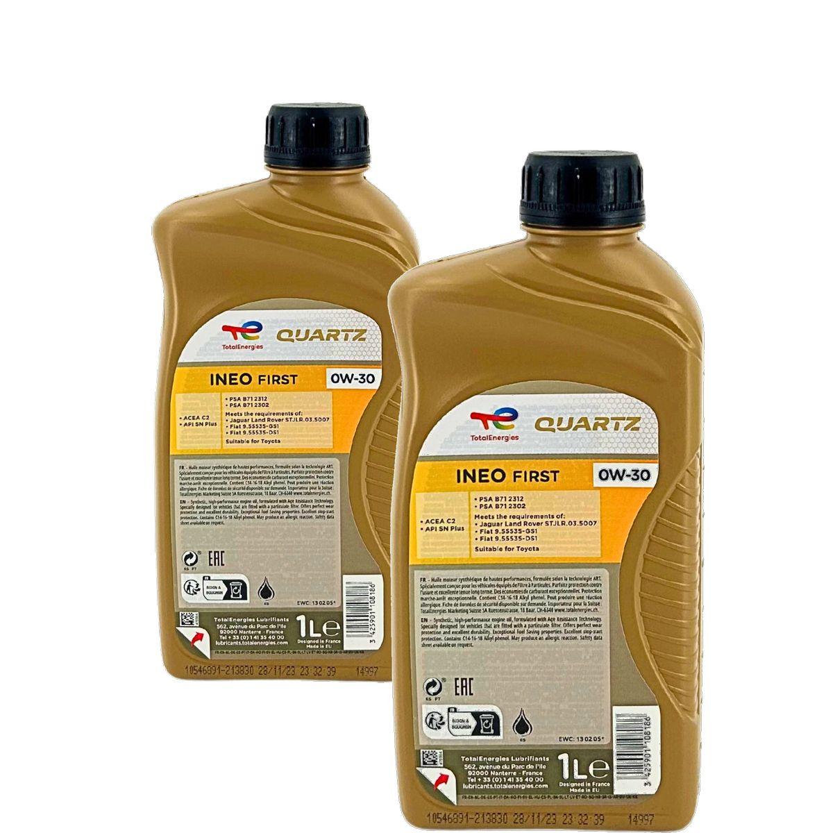 Total Quartz Ineo First 0W-30 2x1 Liter