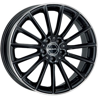 MAK KOMET gloss black mirror ring 8.0Jx18 5x112 ET33