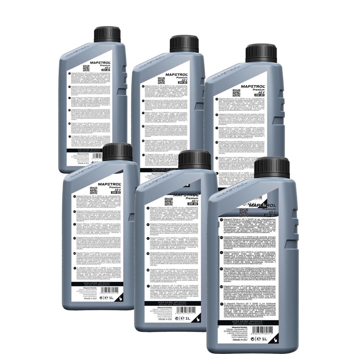 Mapetrol Premium A5 V 0W-30 6x1 Liter