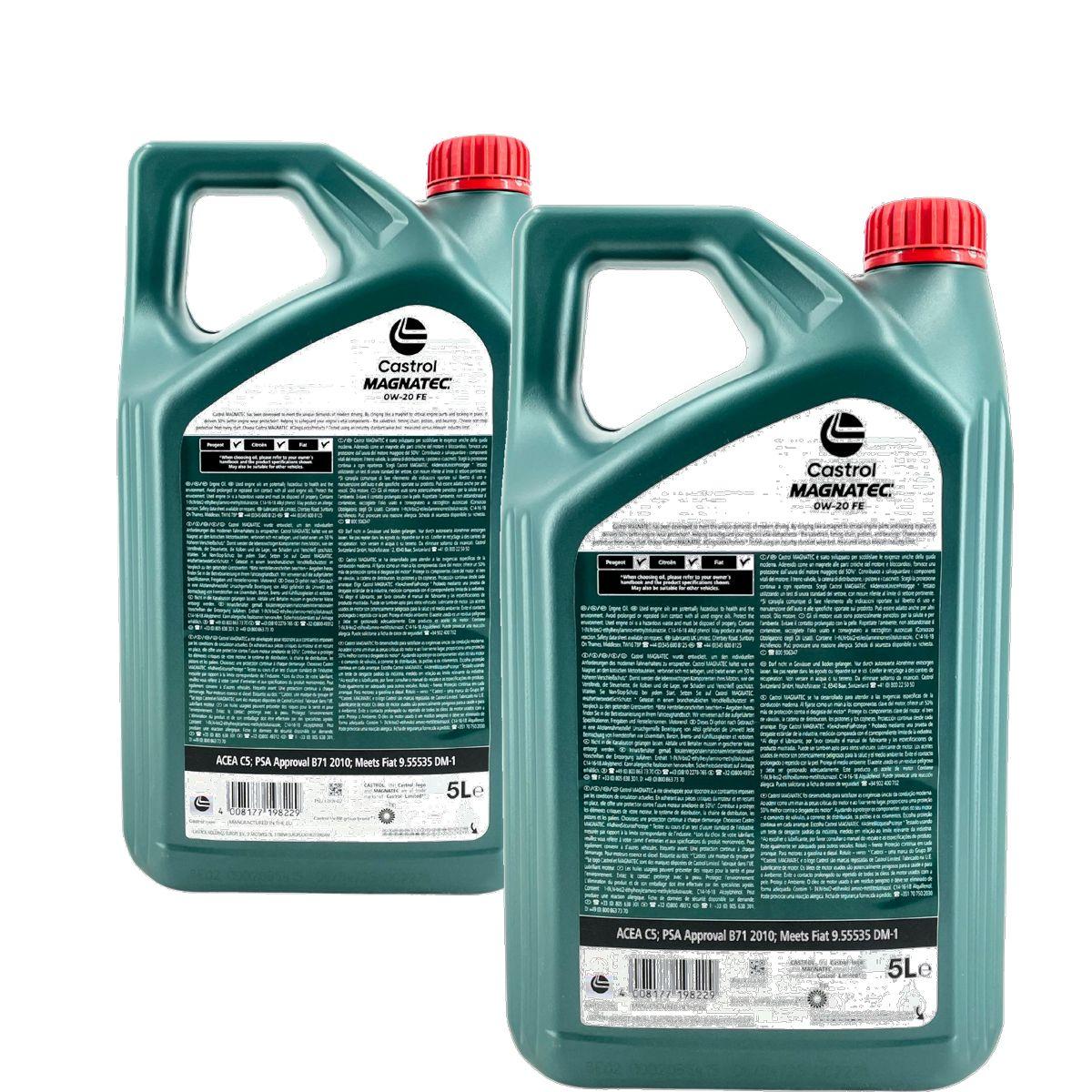 Castrol Magnatec 0W-20 FE 2x5 Liter