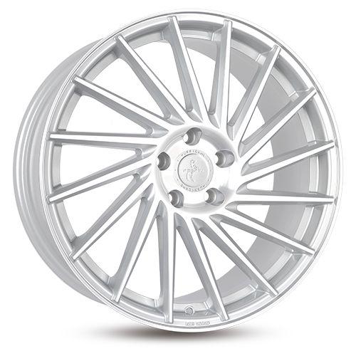 KESKIN WHEELS KT17 HURRICANE silver front polished 10.0Jx22 5x120 ET40