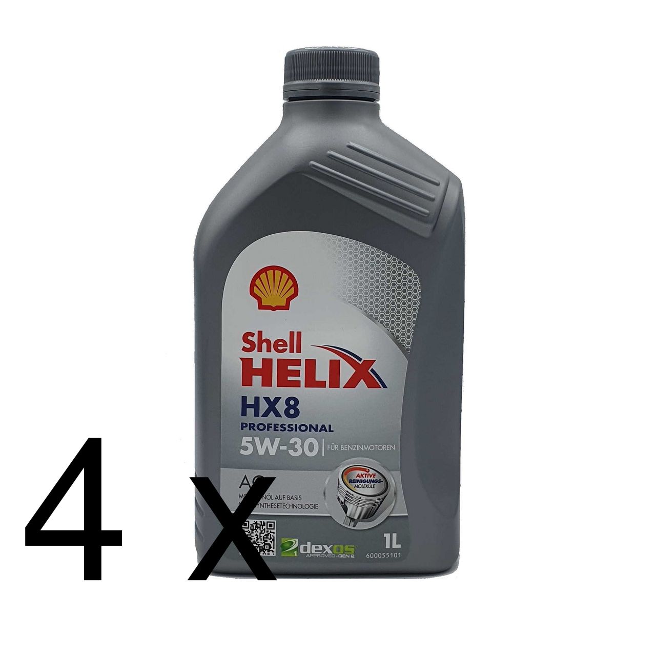 Shell Helix HX8 Professional AG 5W-30 4x1 Liter