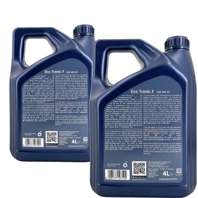 Aral EcoTronic F 0W-20 2x4 Liter