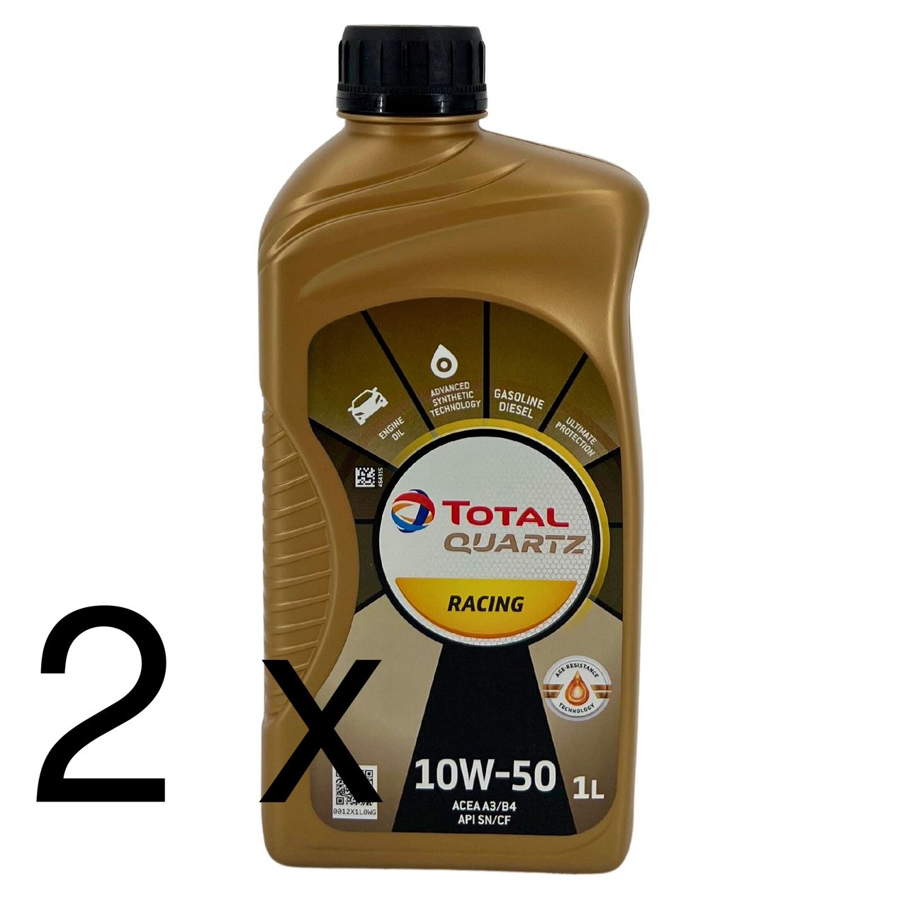 Total Quartz Racing 10W-50 2x1 Liter
