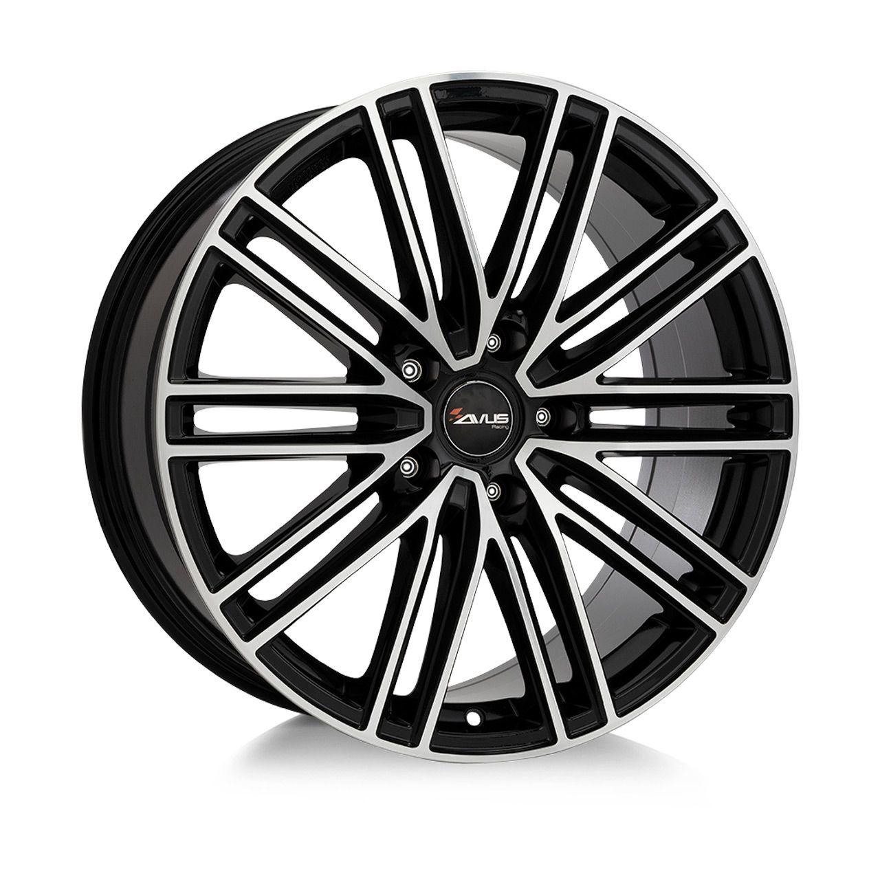 AVUS RACING AC-M08 black polished 11.5Jx22 5x130 ET61