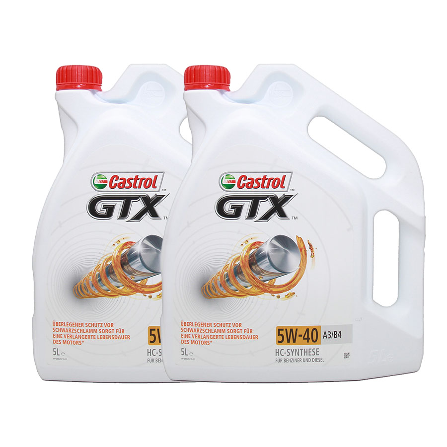 Castrol GTX 5W-40 A3/B4 2x5 Liter