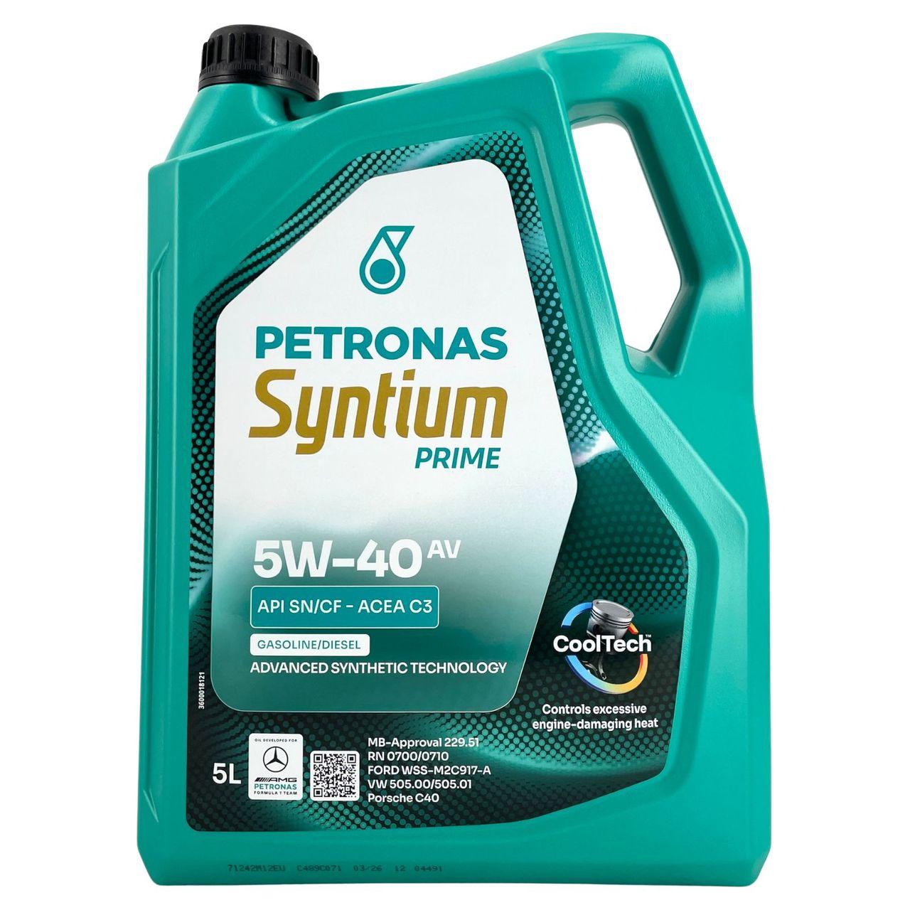 Petronas Syntium Prime AV 5W-40 5 Liter