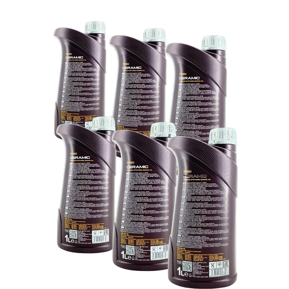 Mannol Ceramic 5W-30 6x1 Liter
