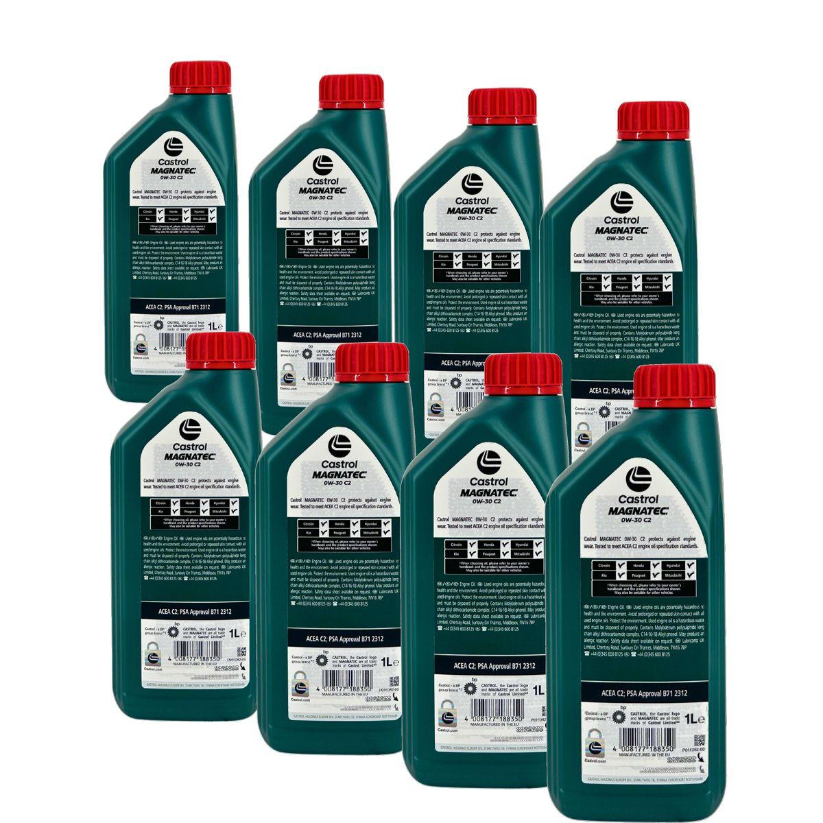 Castrol Magnatec 0W-30 C2 8x1 Liter