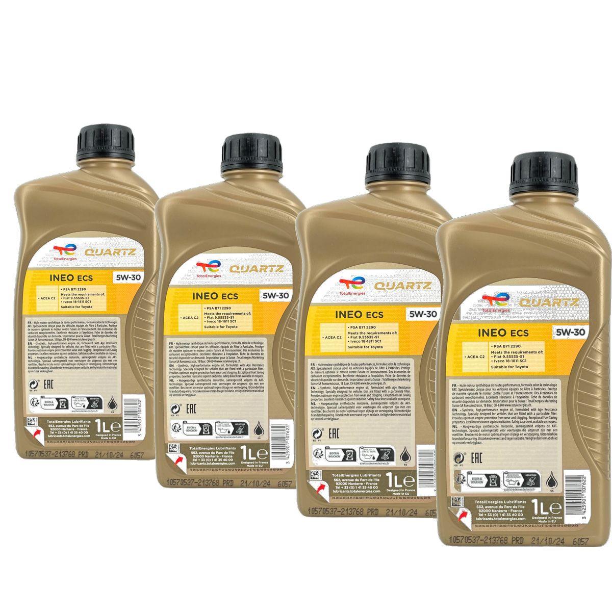 Total Quartz Ineo ECS 5W-30 4x1 Liter