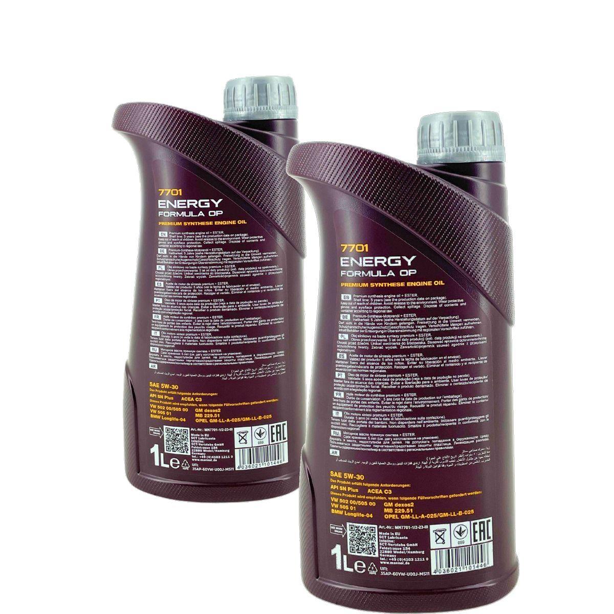 Mannol Energy Formula OP 5W-30 2x1 Liter