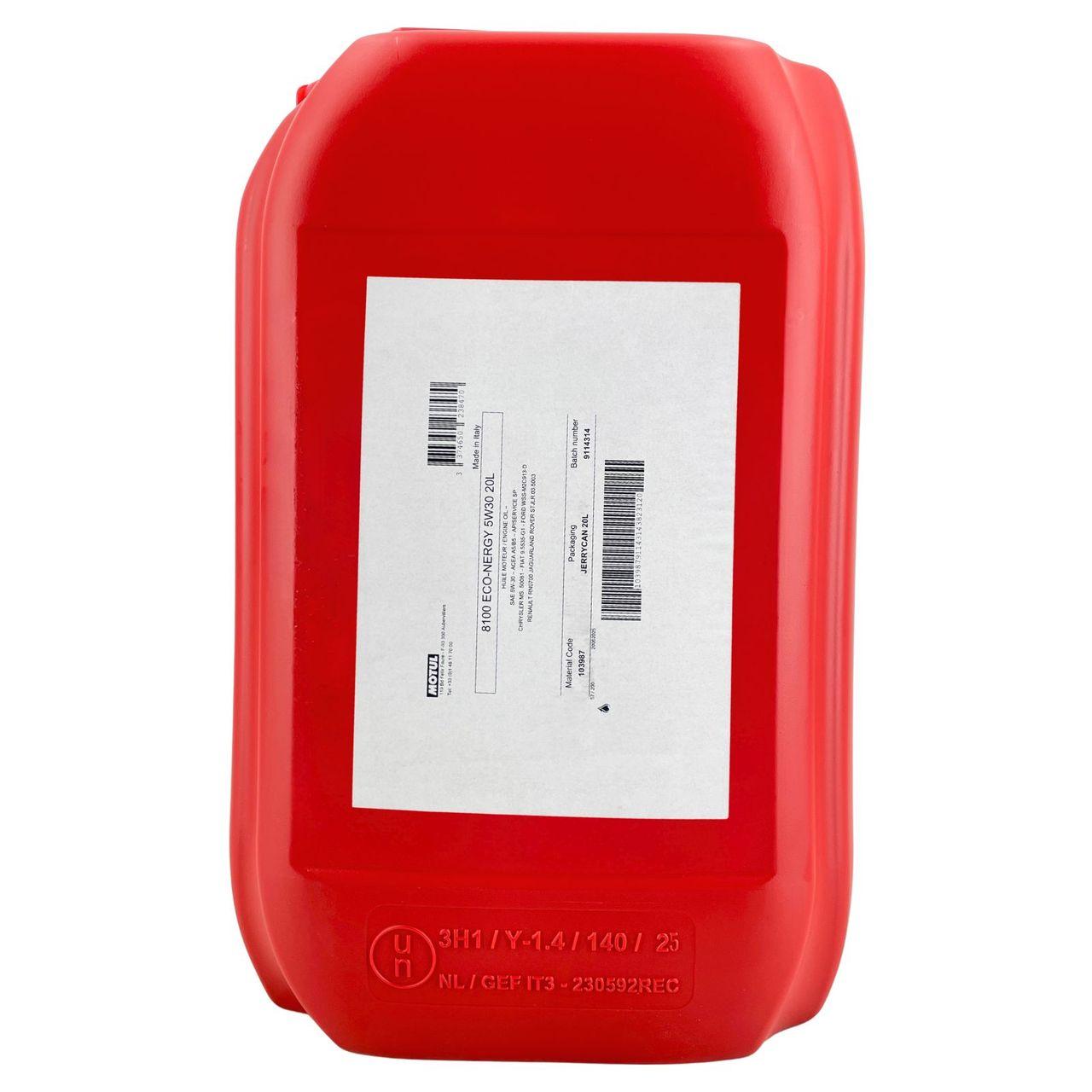 Motul 8100 Eco-nergy 5W-30 20 Liter