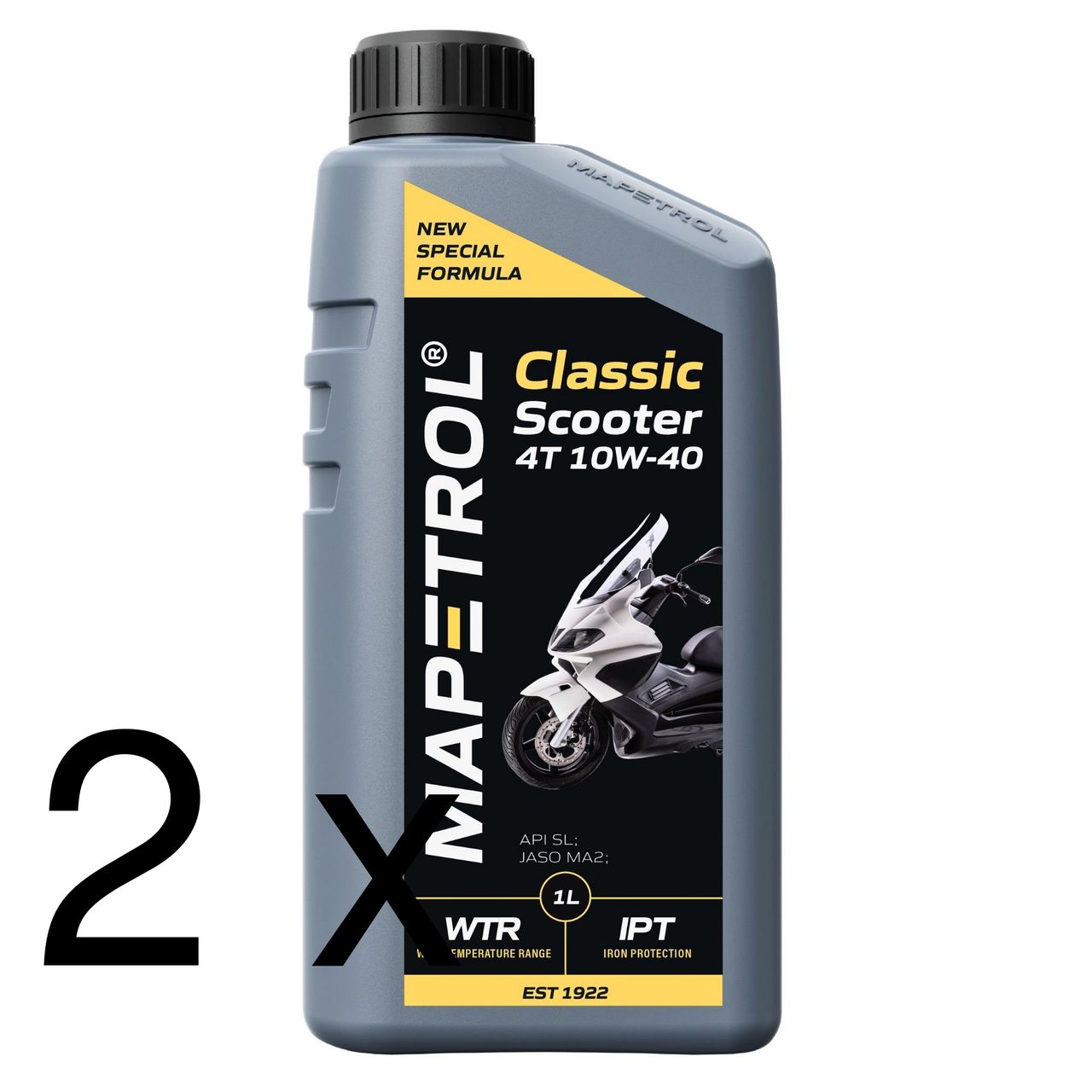 Mapetrol Classic Scooter 4T 10W-40 2x1 Liter