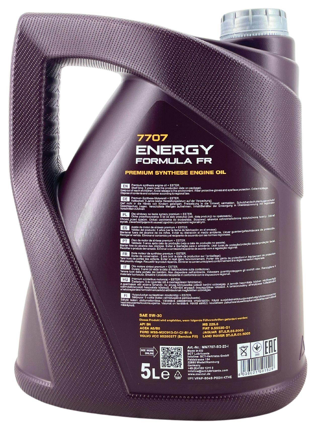 Mannol Energy Formula FR 5W-30 5 Liter