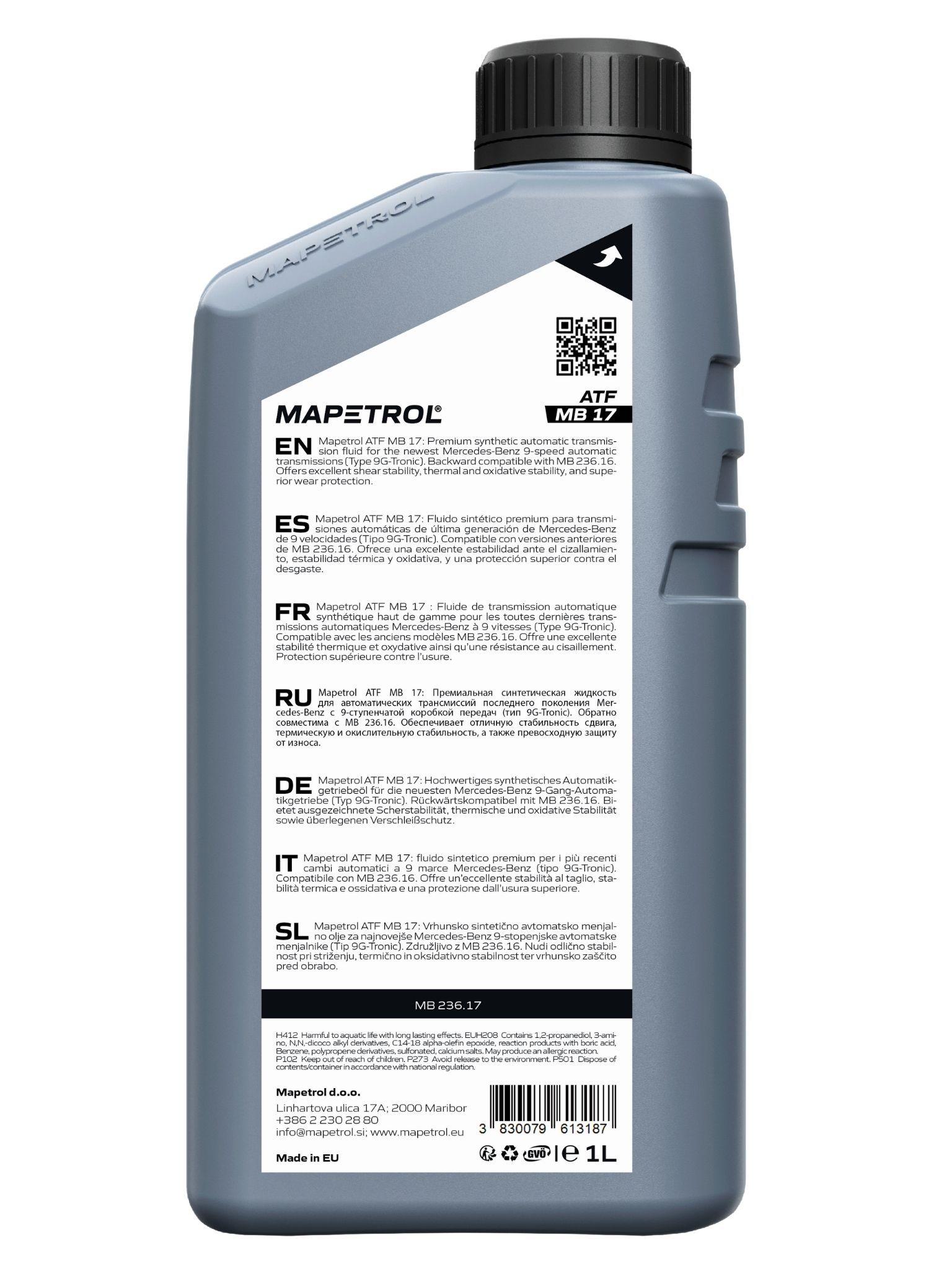 Mapetrol ATF MB 17 1 Liter