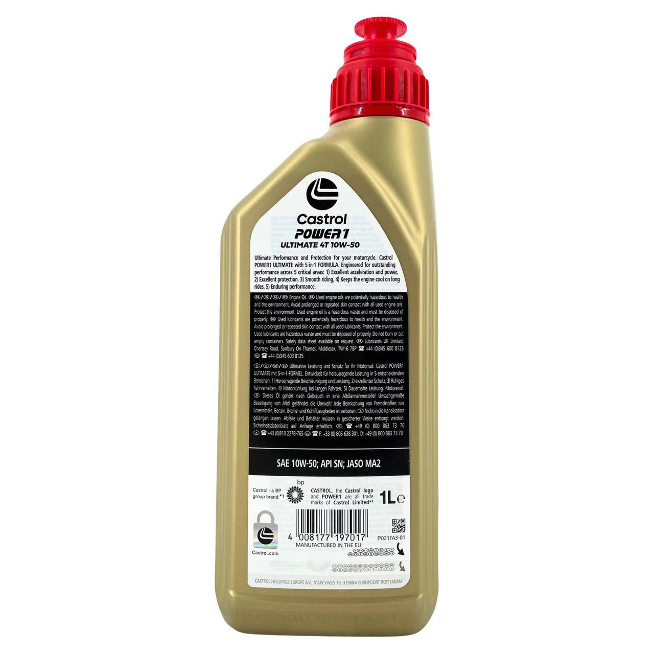 Castrol Power 1 Ultimate 4T 10W-50 1 Liter