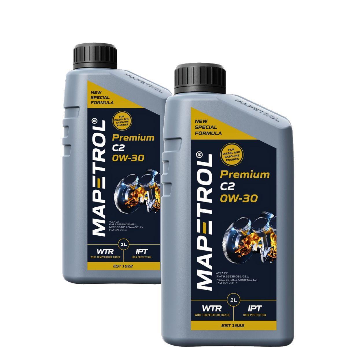 Mapetrol Premium C2 0W-30 2x1 Liter