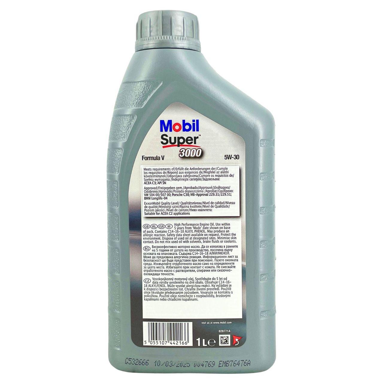Mobil Super 3000 Formula V 5W-30 1 Liter