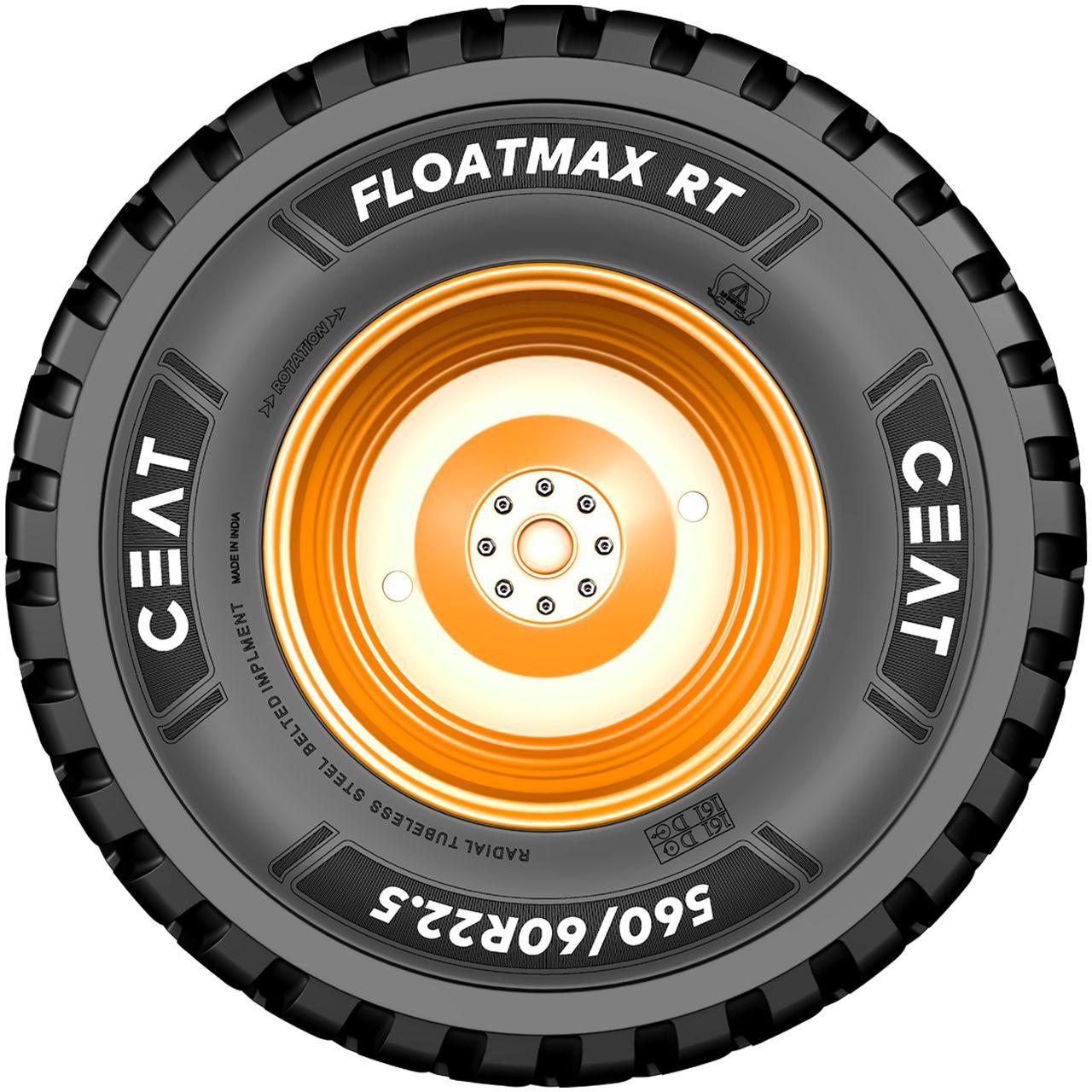 CEAT 560/60 R 22.5 TL 165D FLOATMAX RT STEEL BELTED, ECE106
