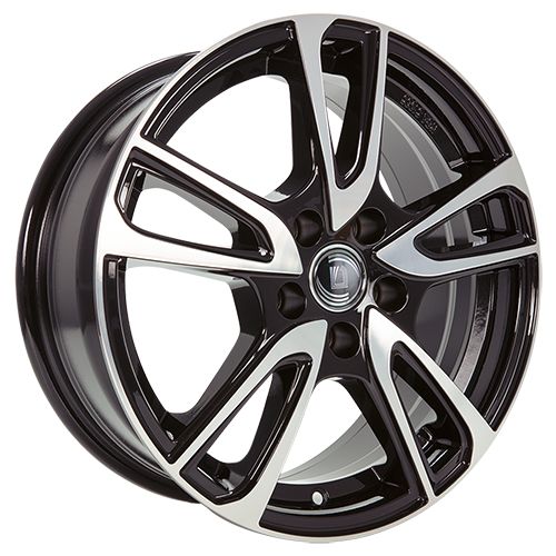 DIEWE ASTRAL schwarz diamantgeschliffen 7.0Jx17 5x100 ET35