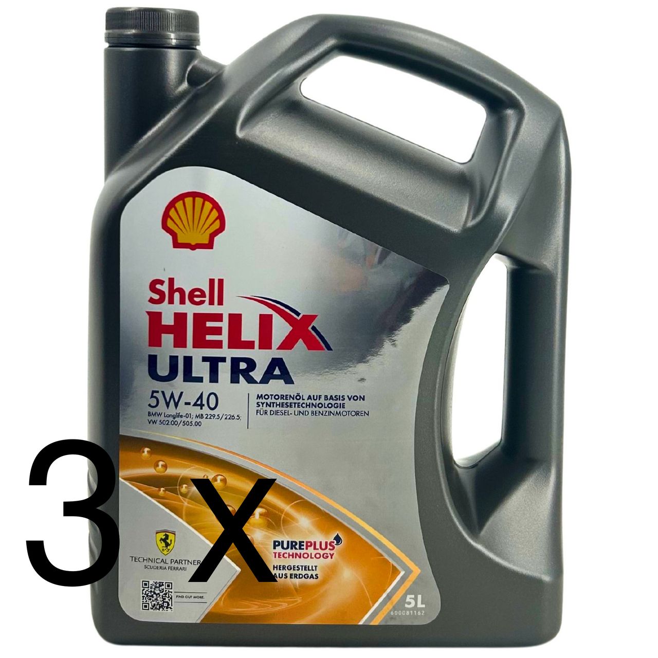 Shell Helix Ultra 5W-40 3x5 Liter