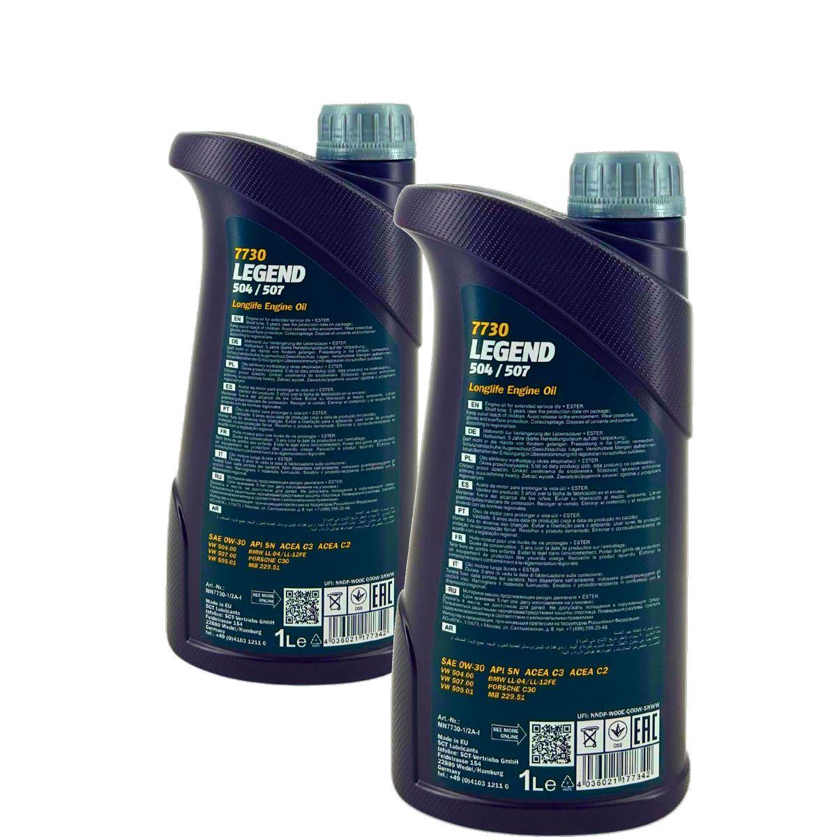 Mannol Legend 504/507 0W-30 2x1 Liter