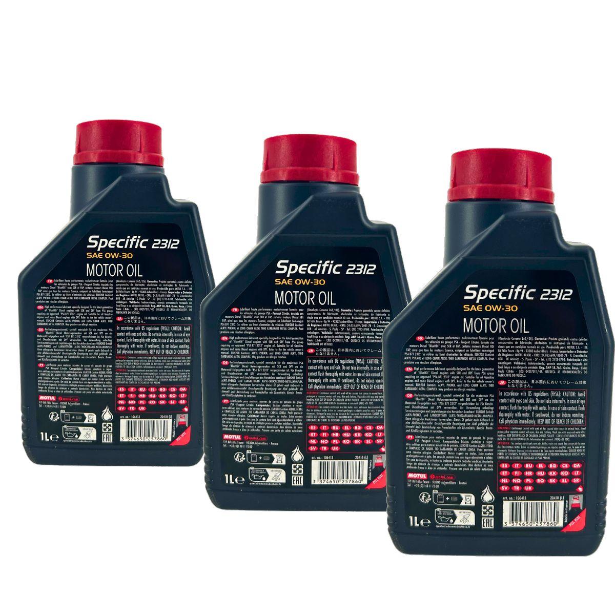 Motul Specific 2312 0W-30 3x1 Liter