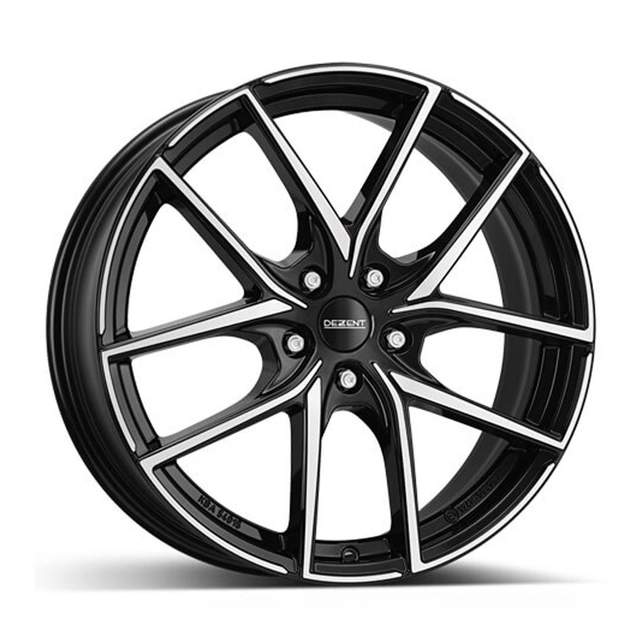 DEZENT DEZENT TO DARK black/polished 7.5Jx17 5x112 ET46