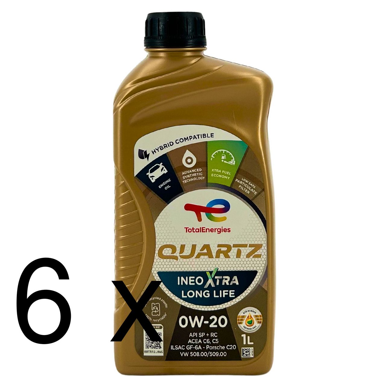 Total Quartz Ineo Xtra Longlife 0W-20 6x1 Liter